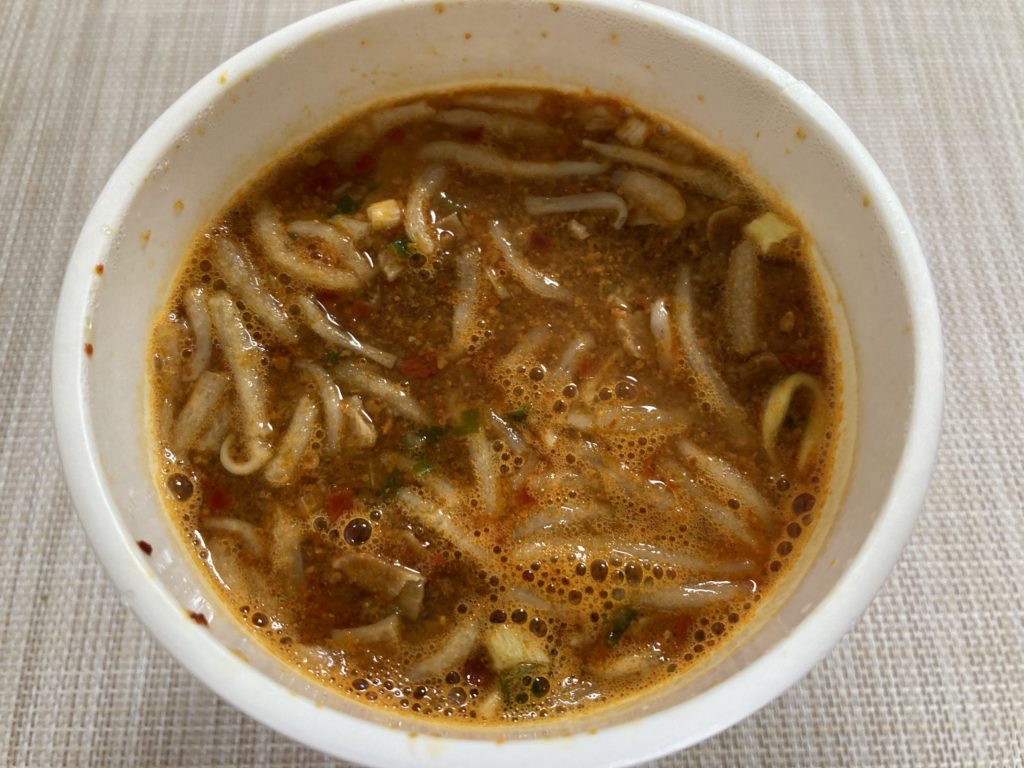 北極ラーメンの5分後