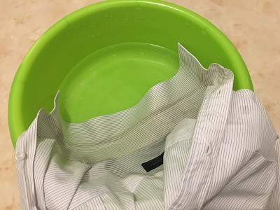 ウタマロ石鹸ぬるま湯つけおき